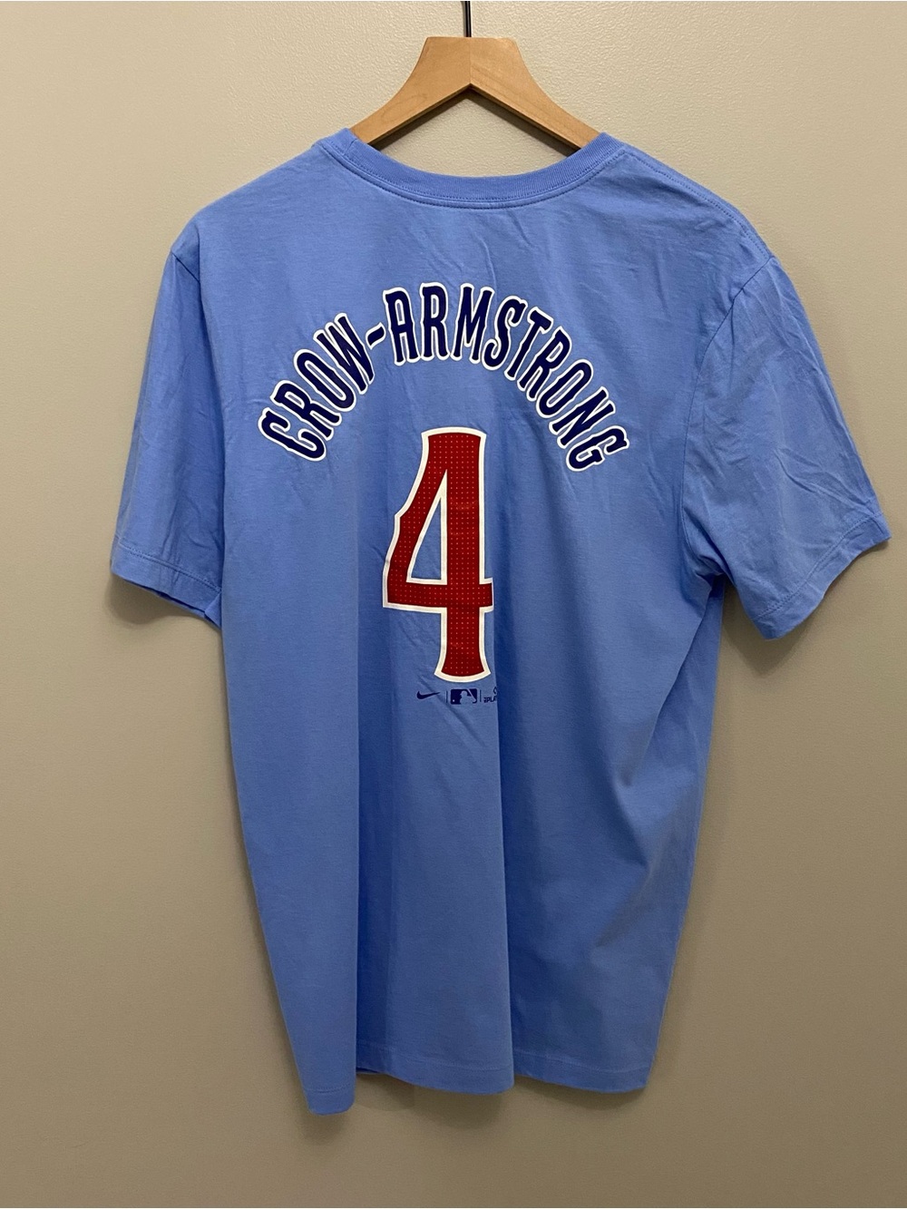 Nike Chicago Cubs Pete Crow-Armstrong Alternate Wordmark Shirt Mens L NWT - Picture 11 of 11